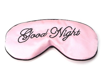 Maska na spaní s nápisem Good night
